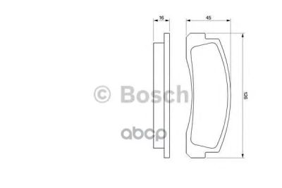 Лот: 14078503. Фото: 1. Колодки тормозные дисковые Bosch... Другое (автозапчасти)