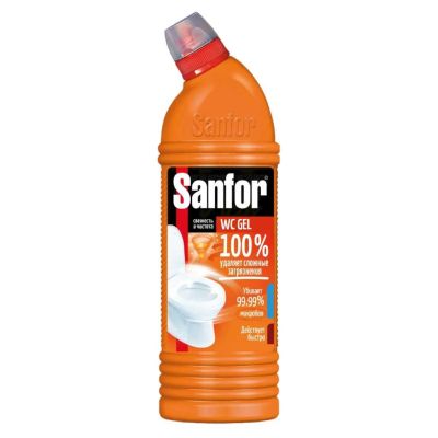 Лот: 24093649. Фото: 1. Средство для унитаза Sanfor, Super... Бытовая химия