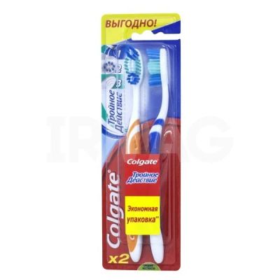 Лот: 6747256. Фото: 1. Зубная щетка Colgate «Тройное... Уход за полостью рта