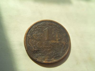 Лот: 16420139. Фото: 1. 1 цент 1914. Нидерланды. Европа