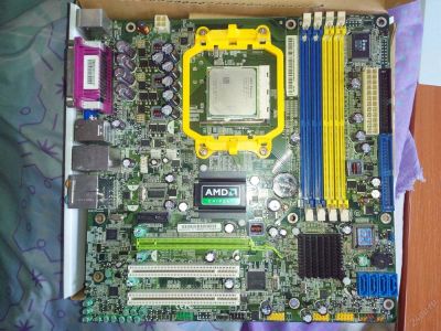 Лот: 3558508. Фото: 1. Foxconn RS690M03 АМ2 проблемная... Материнские платы