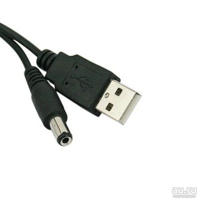 Лот: 9523068. Фото: 1. Кабель-переходник USB - 5.5/2... Другое (радиодетали  (электронные компоненты))