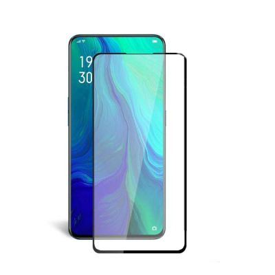Лот: 17385744. Фото: 1. Защитное стекло Oppo Reno На весь... Защитные стёкла, защитные плёнки