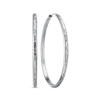 Лот: 23842145. Фото: 1. Серьги-конго TALANT из серебра. Серьги, каффы
