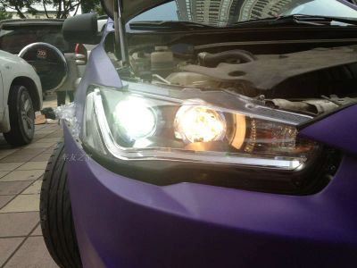 Лот: 4592070. Фото: 1. MMC Lancer led head light. Детали тюнинга