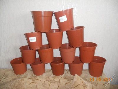 Лот: 1477399. Фото: 1. горшки 2л, Б.У. Кашпо, горшки, вазоны для цветов