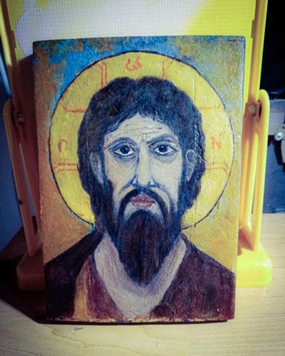 Лот: 25669343. Фото: 1. Икона Иисуса. Иконы