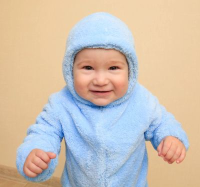 Лот: 9576786. Фото: 1. б/у флисовый/меховой комбинезон. Костюмы, пиджаки, комбинезоны