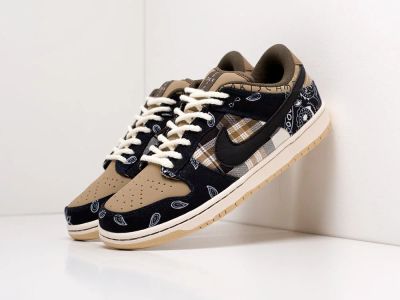 Лот: 17010789. Фото: 1. Кроссовки Nike SB Dunk Low x Travis... Кеды, кроссовки, слипоны
