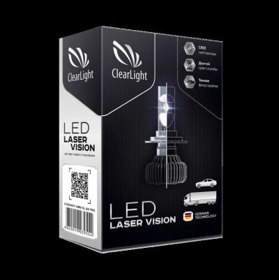 Лот: 10356228. Фото: 1. LED Clearlight Laser Vision H4... Оптика и освещение