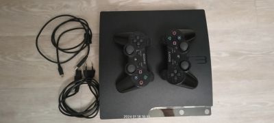 Лот: 21234203. Фото: 1. Ps3 slim. Игровые приставки, консоли
