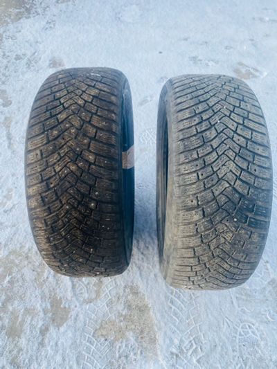 Лот: 24589046. Фото: 1. Continental IceContact 3 215/55... Шины