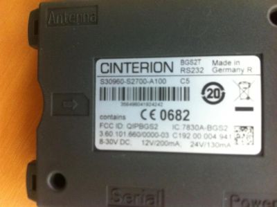 Лот: 3531112. Фото: 1. GSM терминал Cinterion BGS2T-232. Торговое