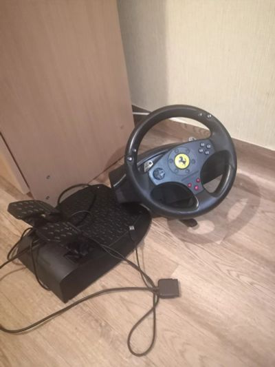 Лот: 19513039. Фото: 1. Игровой руль Thrustrmaster Ferrari... Рули, джойстики