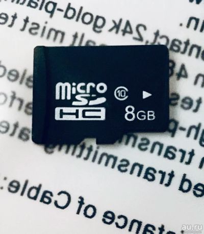 Лот: 16532610. Фото: 1. Карта памяти micro-SD 8Gb Class... Карты памяти