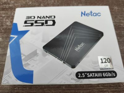 Лот: 17429859. Фото: 1. ssd 120gb netac. SSD-накопители