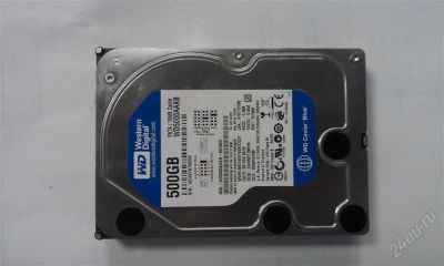 Лот: 1713308. Фото: 1. 500Gb IDE Жесткий диск WD5000AAKB. Жёсткие диски (HDD)