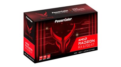 Лот: 19202974. Фото: 1. Видеокарта PowerColor Radeon RX6700XT... Видеокарты