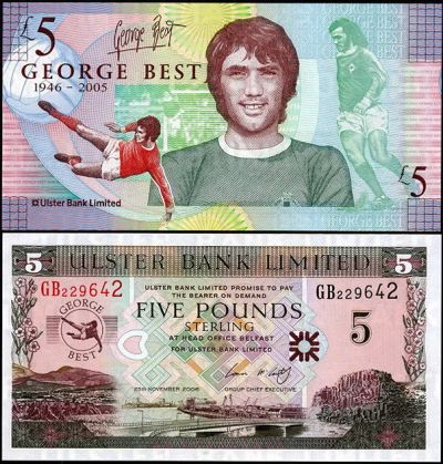 Лот: 10499085. Фото: 1. Ирландия 5 фунтов 2006 года. Джордж... Европа