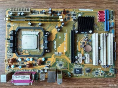 Лот: 10421390. Фото: 1. Материнская плата ASUS M2N-X plus... Материнские платы