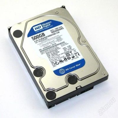 Лот: 2519556. Фото: 1. Жесткий диск 500 Гб Caviar Blue... Жёсткие диски (HDD)