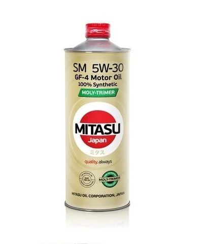 Лот: 20555527. Фото: 1. MITASU MOLY-TRIMER 5W30 ILSAC... Масла, жидкости