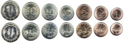 Лот: 7525332. Фото: 1. Болгария набор монет 1999-2002... Наборы монет