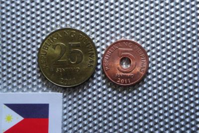 Лот: 2991563. Фото: 1. Филиппины набор из двух монет... Наборы монет