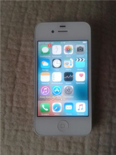Лот: 7963457. Фото: 1. Айфон 4s 32гб(полный комплект... Смартфоны