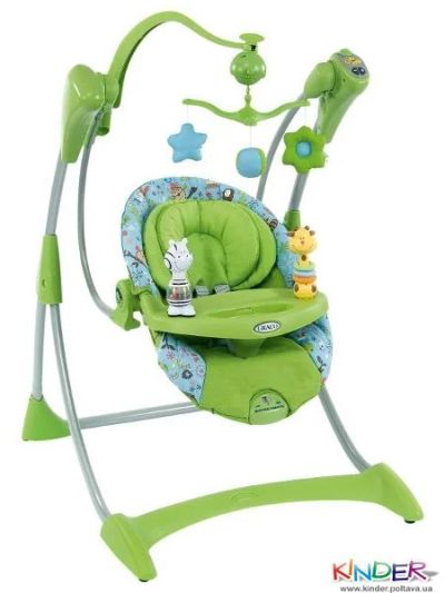 Лот: 3875157. Фото: 1. Качели электронные Graco Silhouette. Ходунки, прыгунки, качели