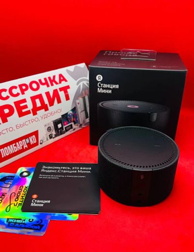 Лот: 20861043. Фото: 1. Яндекс станция мини плюс (К 44451... Умные колонки