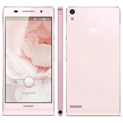Лот: 3349723. Фото: 1. Huawei Ascend P6 (Розовый). Новый... Смартфоны