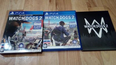 Лот: 9467639. Фото: 1. Watch Dogs 2 Deluxe Edition PS4... Игры для консолей