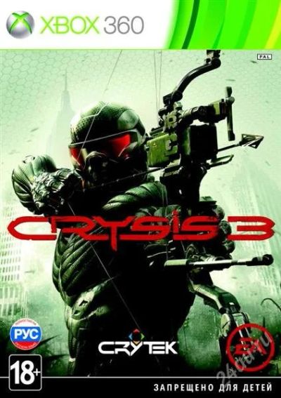 Лот: 2571887. Фото: 1. Crysis 3 Русская Версия (Xbox... Игры для консолей
