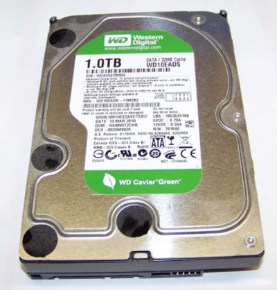 Лот: 8271915. Фото: 1. Жесткий диск Western Digital wd10eads... Жёсткие диски (HDD)