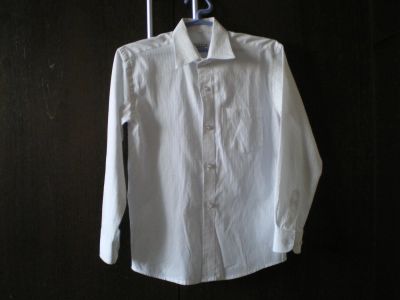 Лот: 7730122. Фото: 1. Рубашка белая с длинным рукавом... Школьная форма