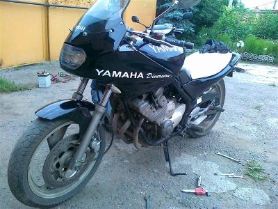 Лот: 1136106. Фото: 1. yamaha diversion 400 очень срочно... Мотоциклы