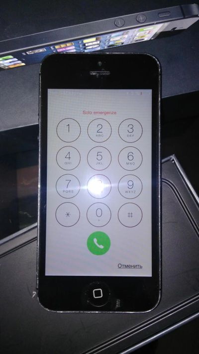 Лот: 7573450. Фото: 1. iPhone 5 32gb black. Смартфоны
