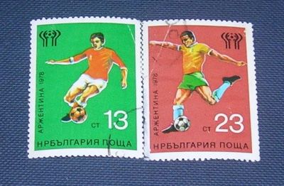 Лот: 3721863. Фото: 1. марки балгарии 1978г футбол. Марки