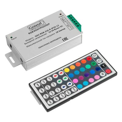 Лот: 24838719. Фото: 1. Контроллер IP20, RGB, 216 Вт... Светодиодная подсветка