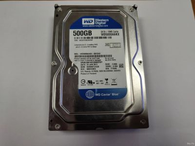 Лот: 14726825. Фото: 1. Жесткий диск HDD 3,5" 500Gb WD... Жёсткие диски (HDD)