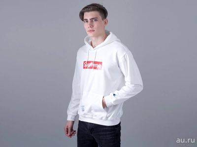 Лот: 12800257. Фото: 1. Худи Supreme x Champion R. Свитеры, толстовки, худи