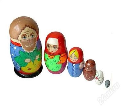 Лот: 1363715. Фото: 1. Матрешка "Репка", 6 кукол. Новая... Развивающие