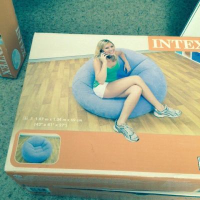 Лот: 5698521. Фото: 1. кресло надувное INTEX 2 шт. Мебель для сада, дачи