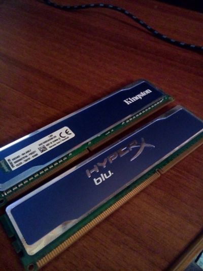 Лот: 12533850. Фото: 1. Kingston HyperX Blu. PC3-12800... Оперативная память