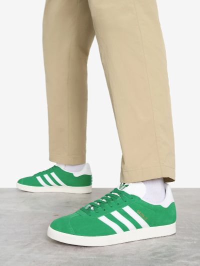 Лот: 25370846. Фото: 1. Кеды мужские adidas Gazelle, Зеленый. Кеды, кроссовки, слипоны