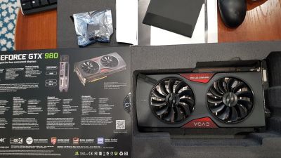 Лот: 14371331. Фото: 1. gtx 980 EVGA Classified ACX 2... Видеокарты