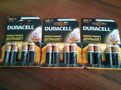 Лот: 7064787. Фото: 1. Батарейки AA (пальчиковые) Duracell... Батарейки, аккумуляторы, элементы питания