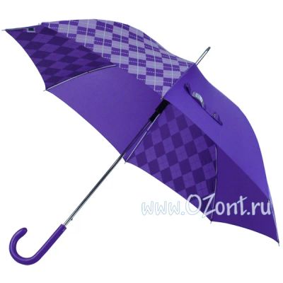 Лот: 4135107. Фото: 1. Зонт-трость Perletti Италия сиреневый. Зонты