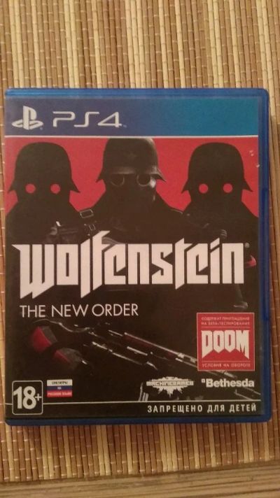 Лот: 12957145. Фото: 1. Wolfenstein the new order (PS4... Игры для консолей